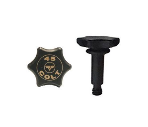 Henry Lever Quick Takedown Screw .45 Colt offers fast disassembly, oversized grip for gloved hands, and secure fit with O-ring for lever action rifles.